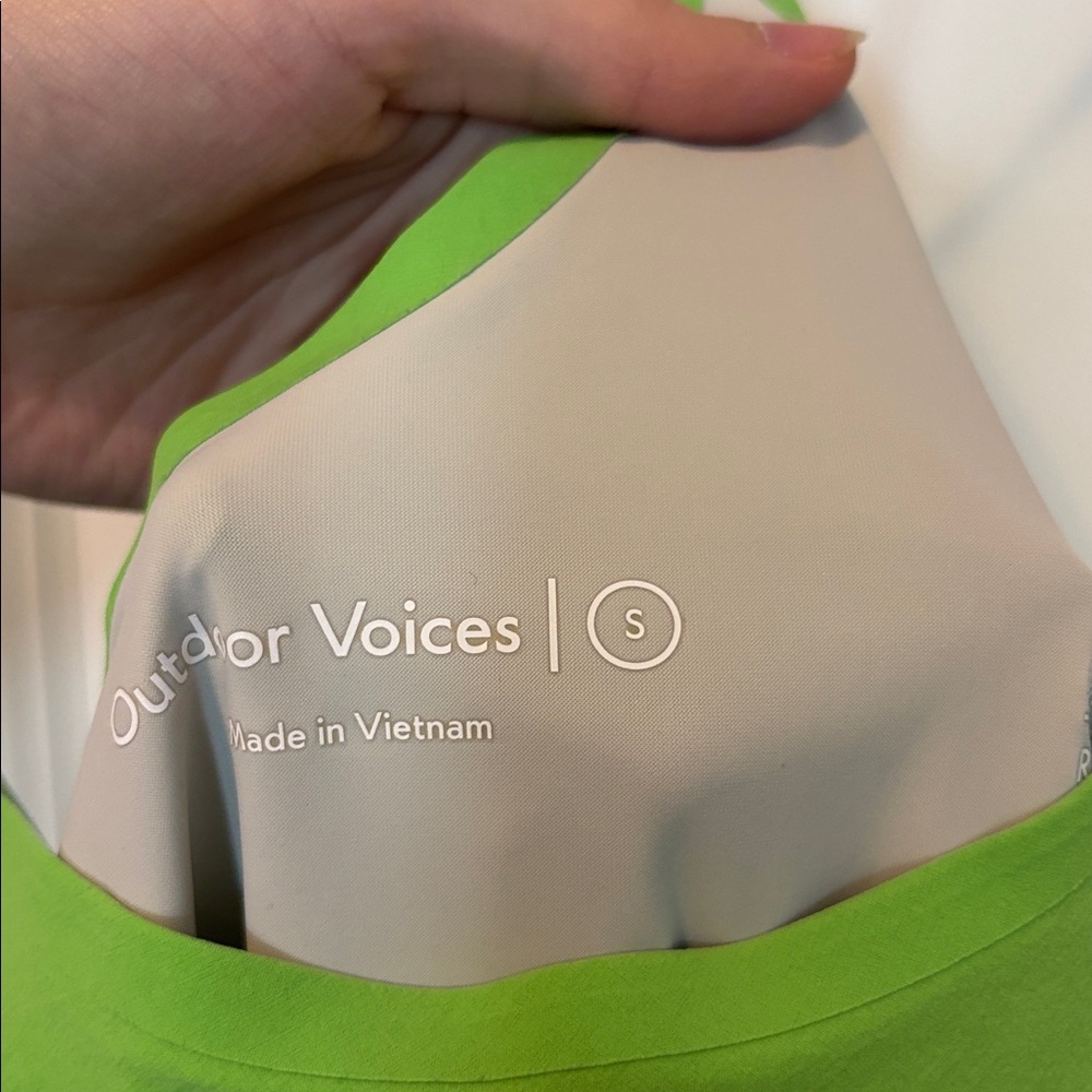 Outdoor Voices Buttercup Exercise Dress Green Small - Picture 5 of 7